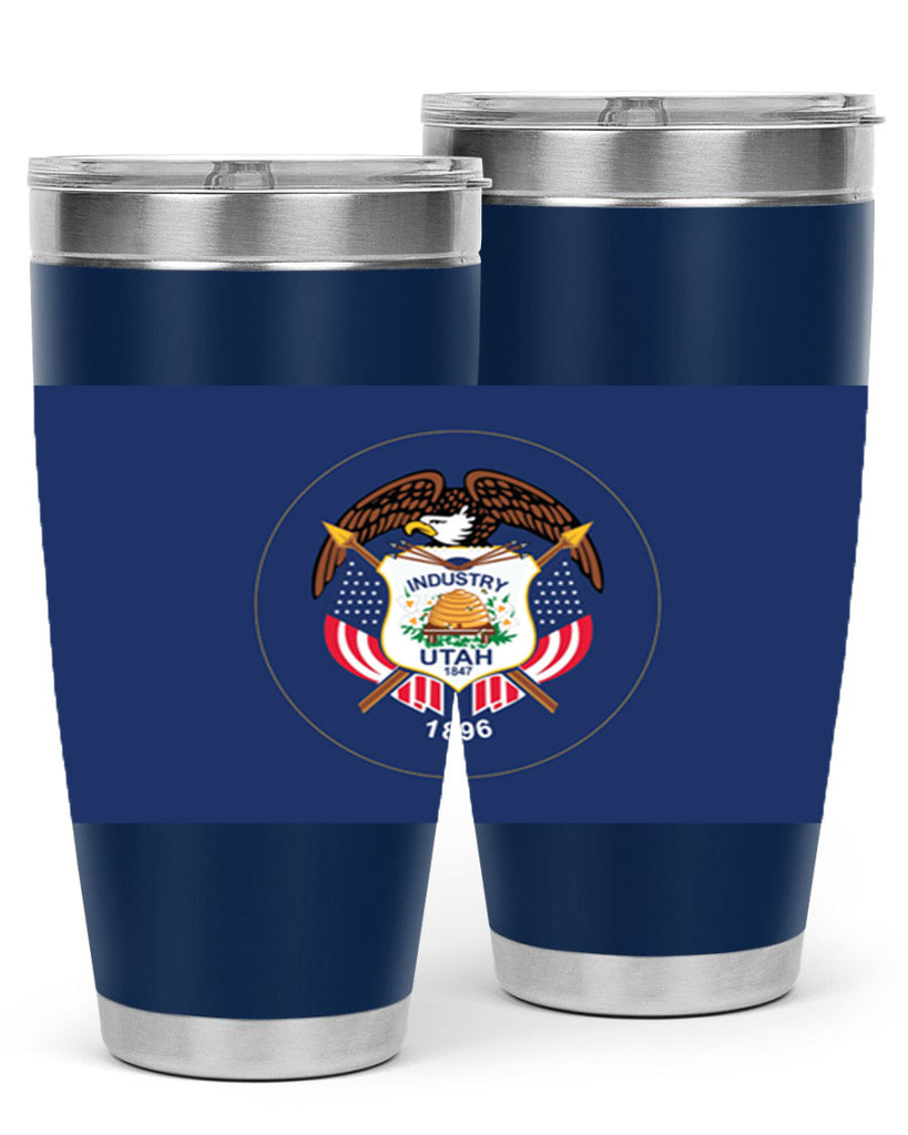 Utah 8#- Us Flags- Tumbler