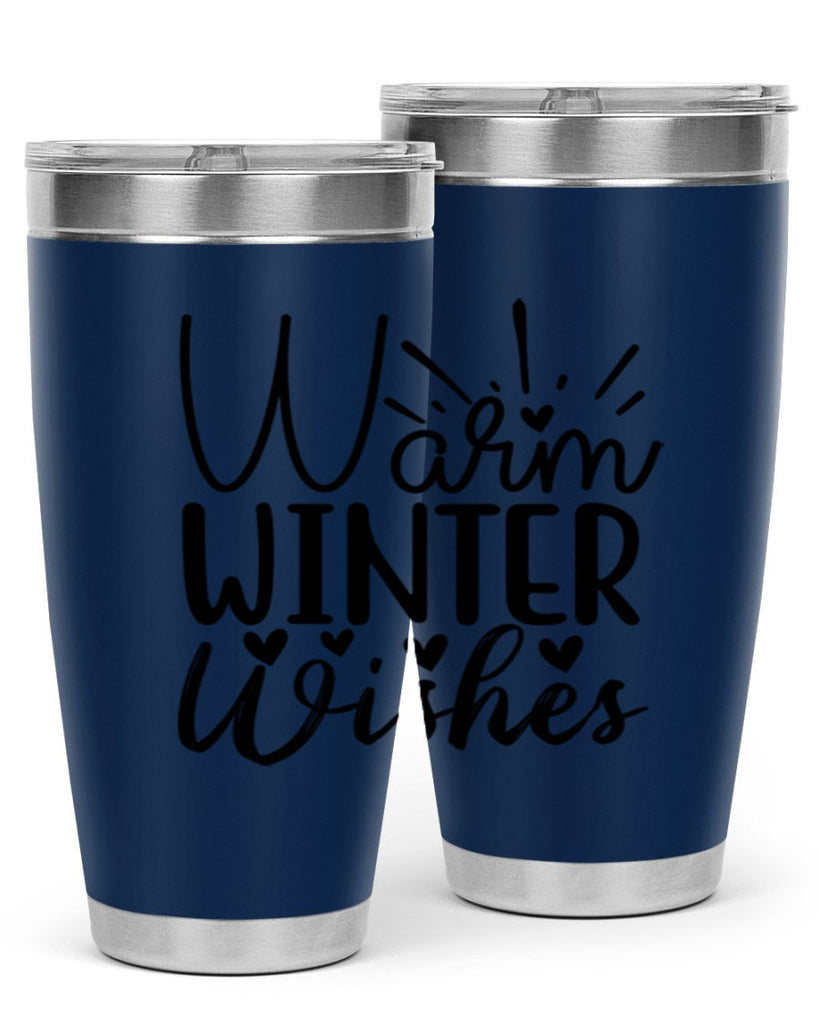 Warm Winter Wishes 454#- winter- Tumbler