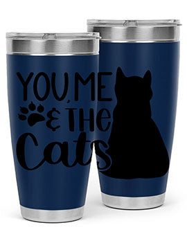 You Me The Cat Style 110#- cat- Tumbler