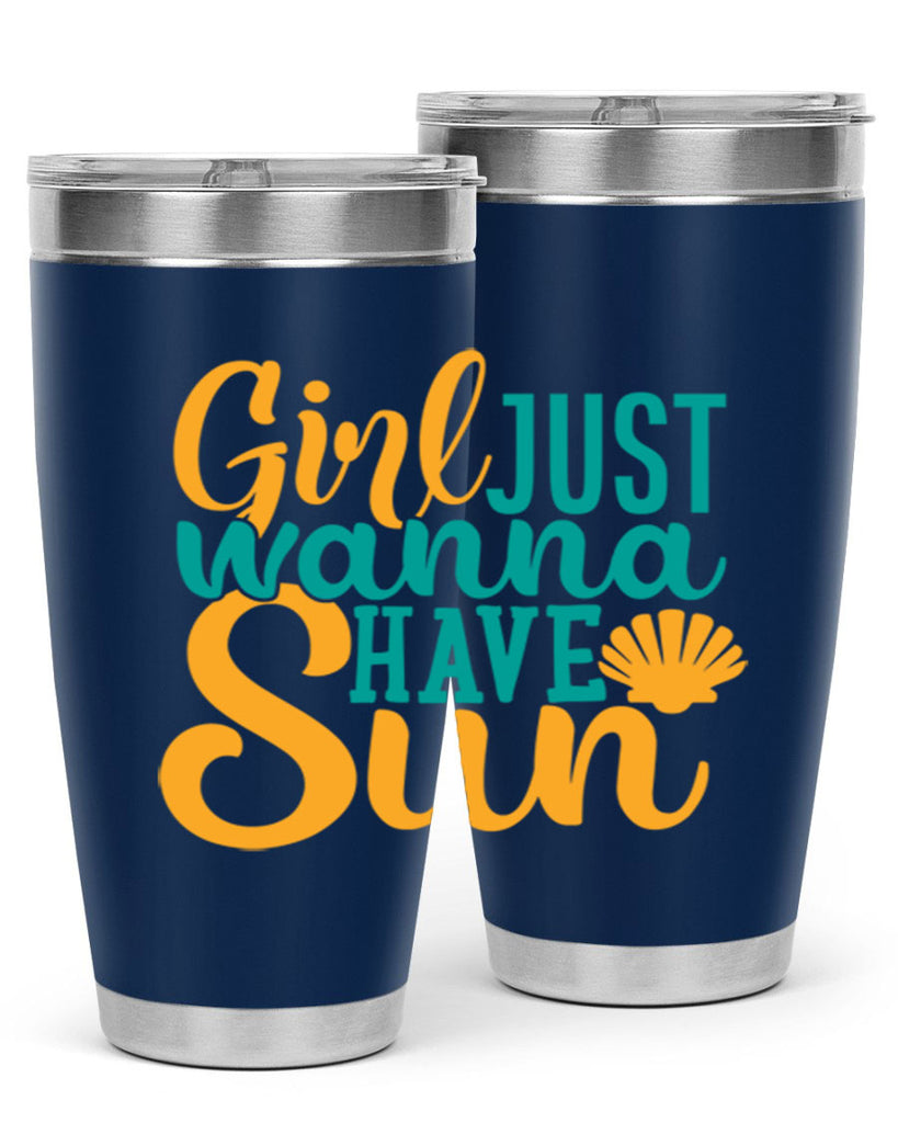 girls just wanna have sun Style 101#- summer- Tumbler