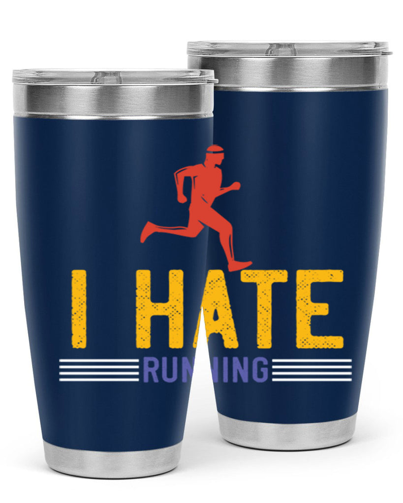 i hate running 40#- running- Tumbler