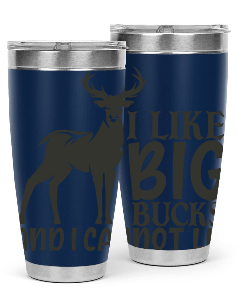 i like big bucks and i cannot lie 8#- hunting- Tumbler