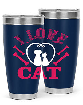 i love cat Style 56#- cat- Tumbler