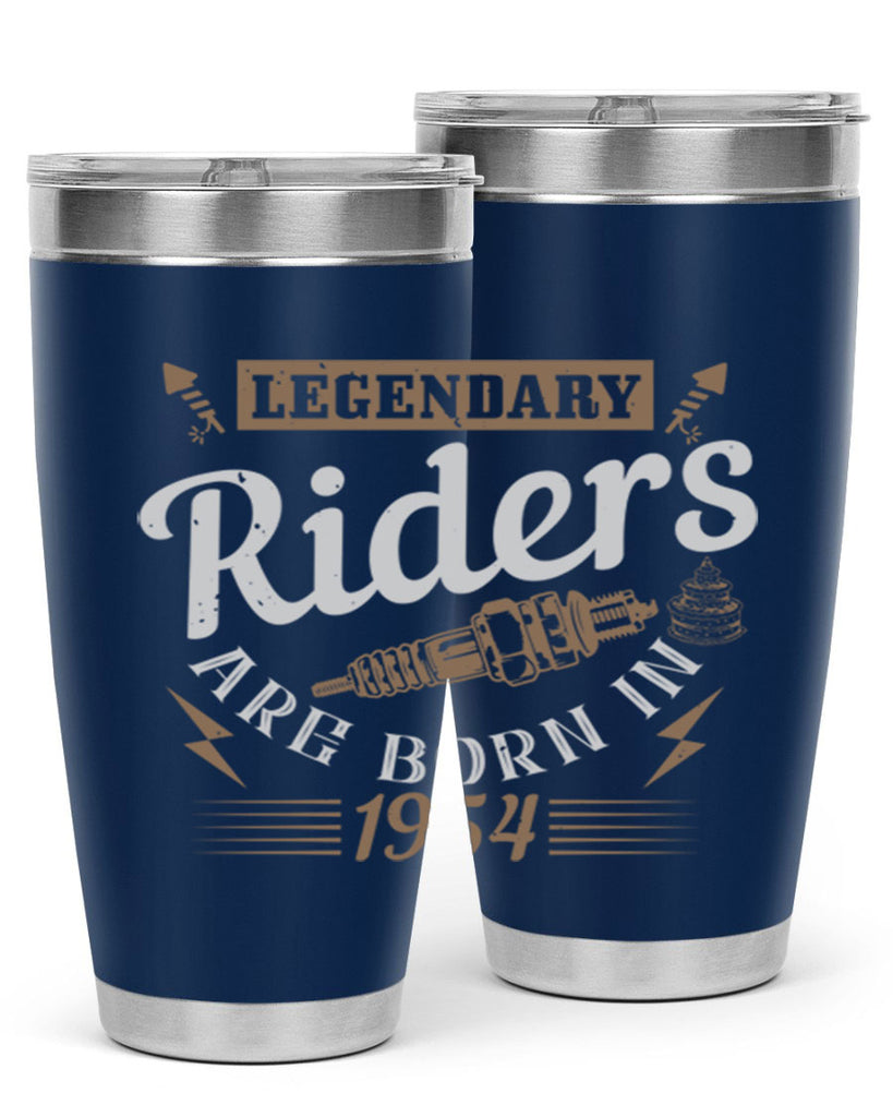 legendary riders are born in Style 60#- birthday- tumbler