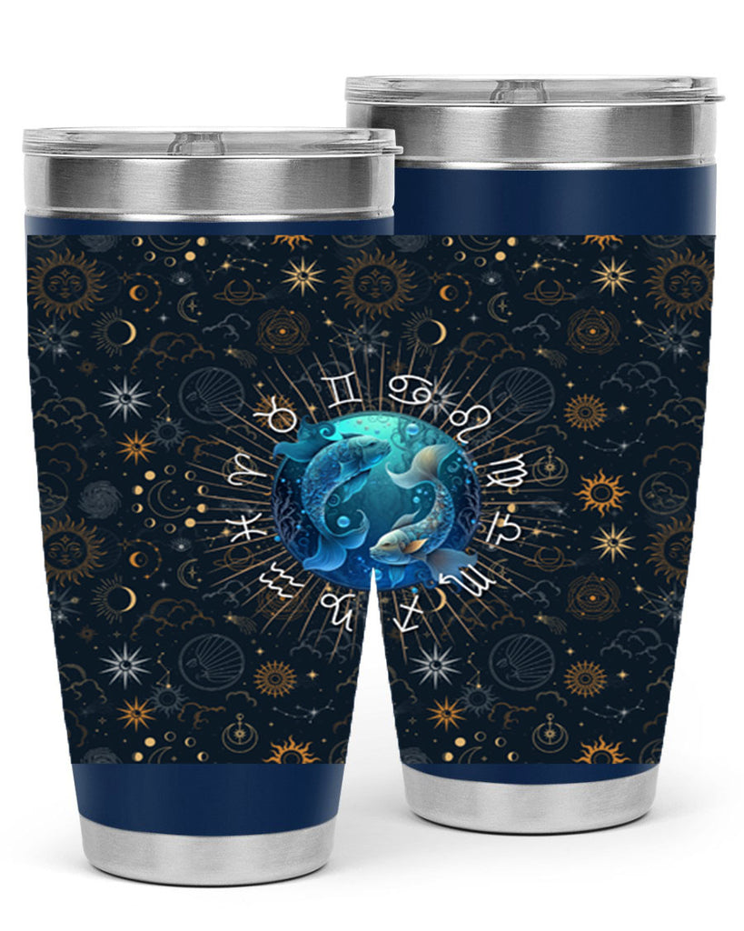 pisces Straight 366#- zodiac- Tumbler