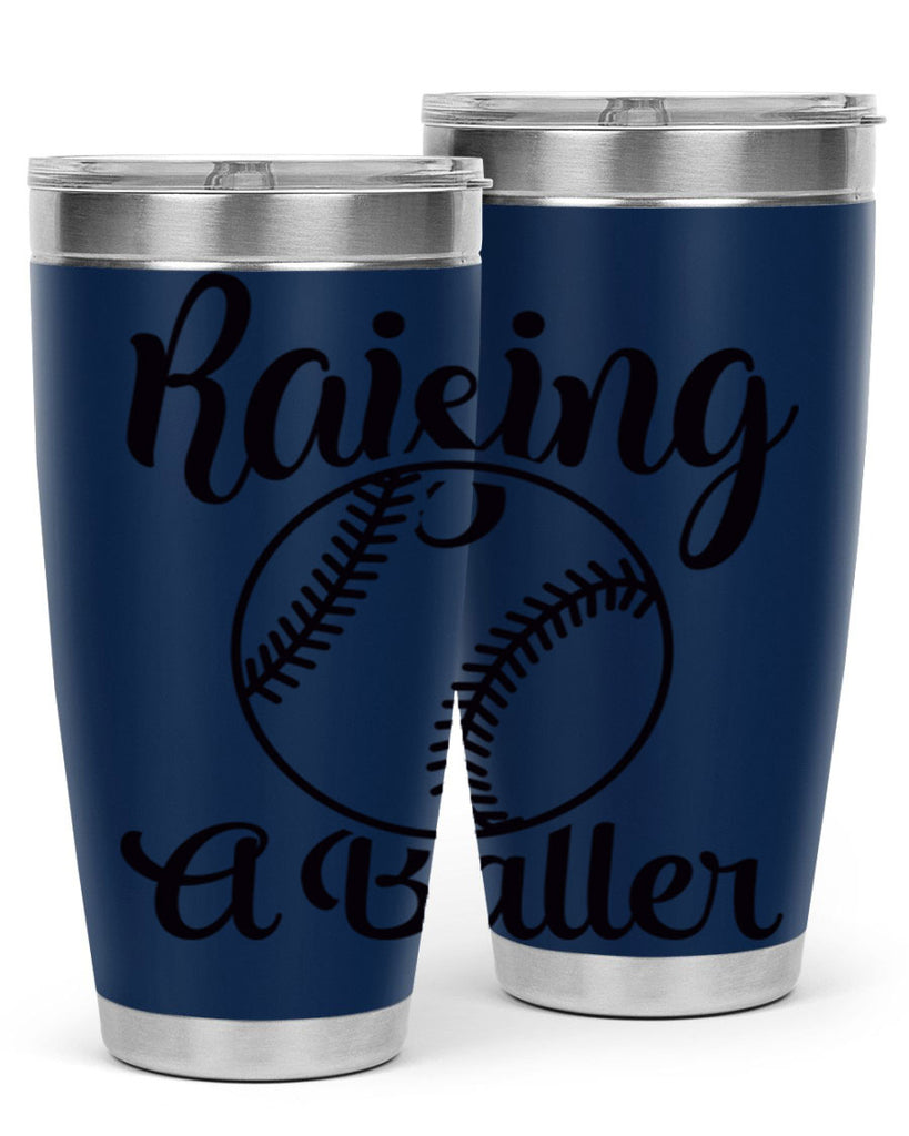 raising a baller 2277#- softball- Tumbler