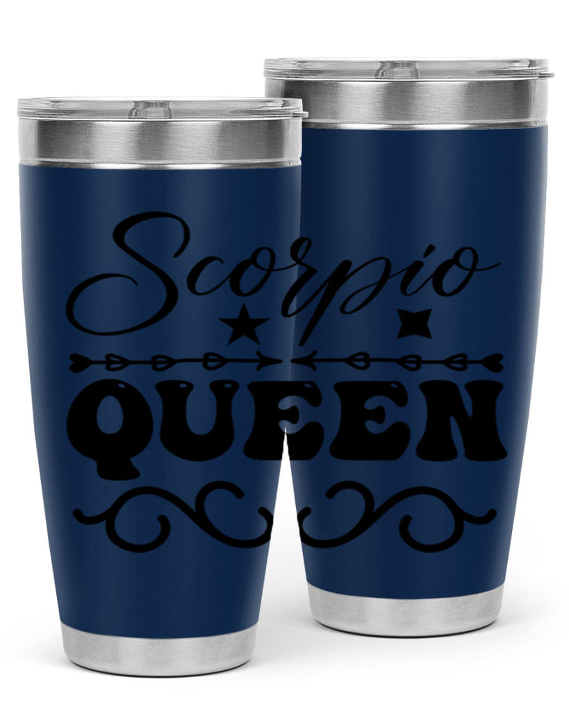 scorpio queen 447#- zodiac- Tumbler