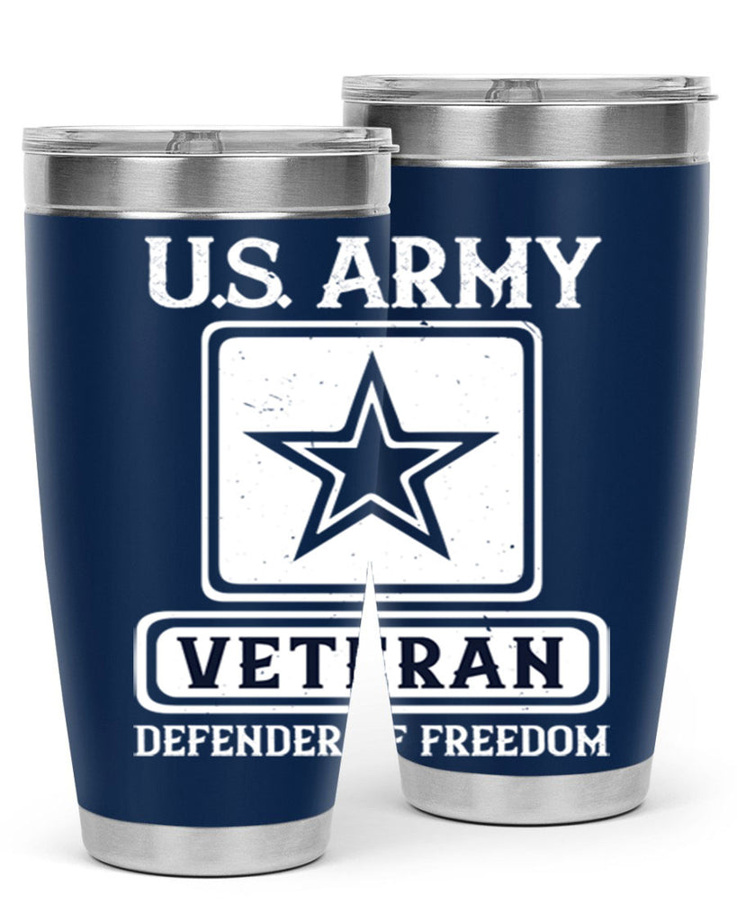 us army veteran defender of freedom 14#- Veterns Day- Tumbler