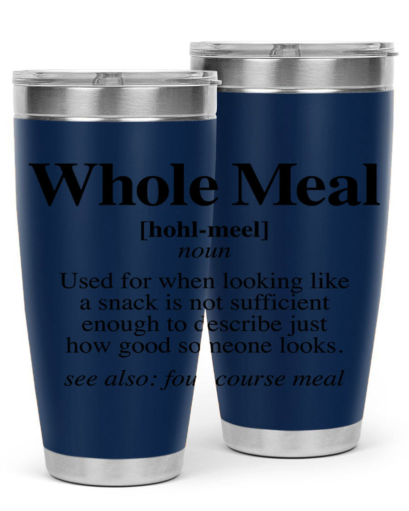whole meal 10#- black words phrases- Cotton Tank