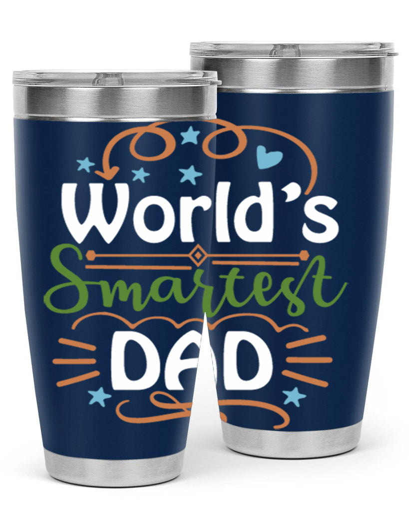 world’s smartest dad 2#- fathers day- Tumbler