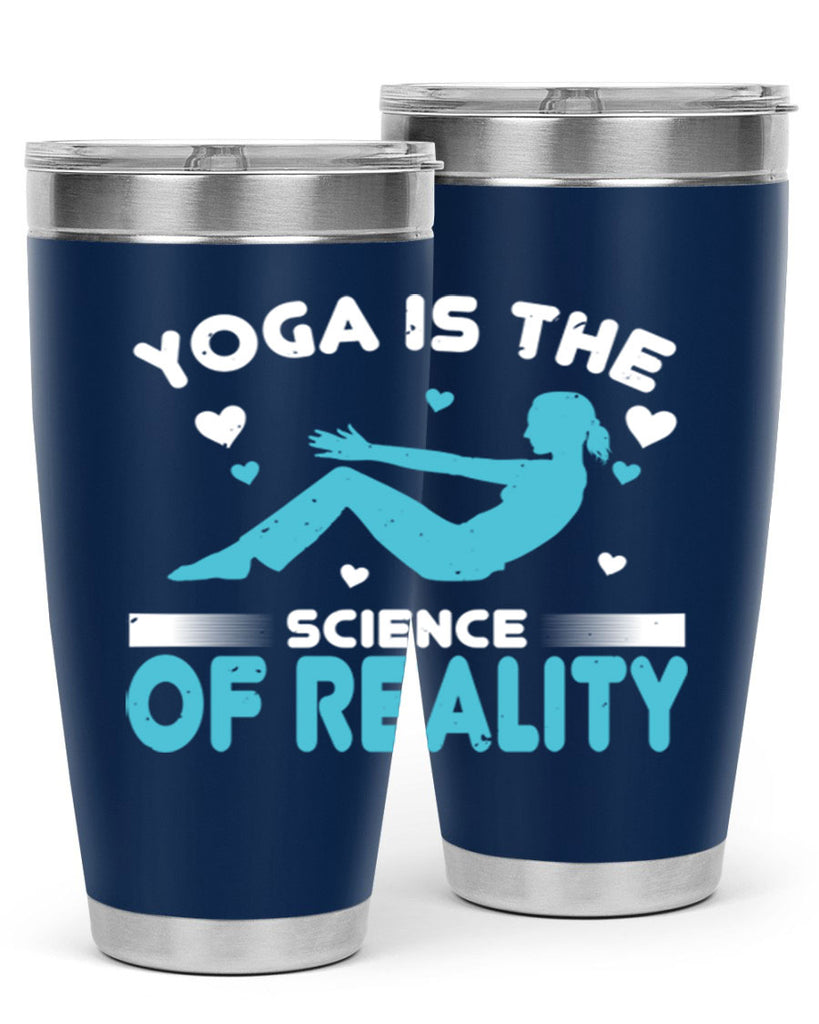 yoga is the science of reality 16#- yoga- Tumbler
