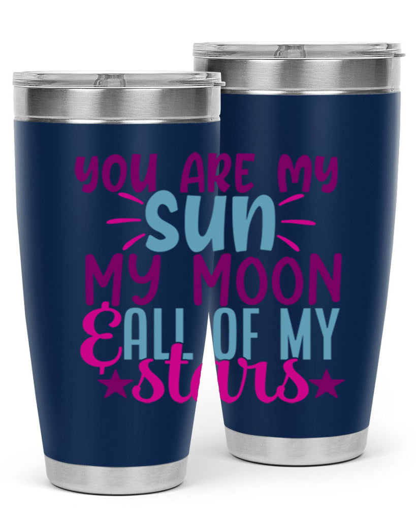 you are my sun my moon all of my stars 5#- family- Tumbler