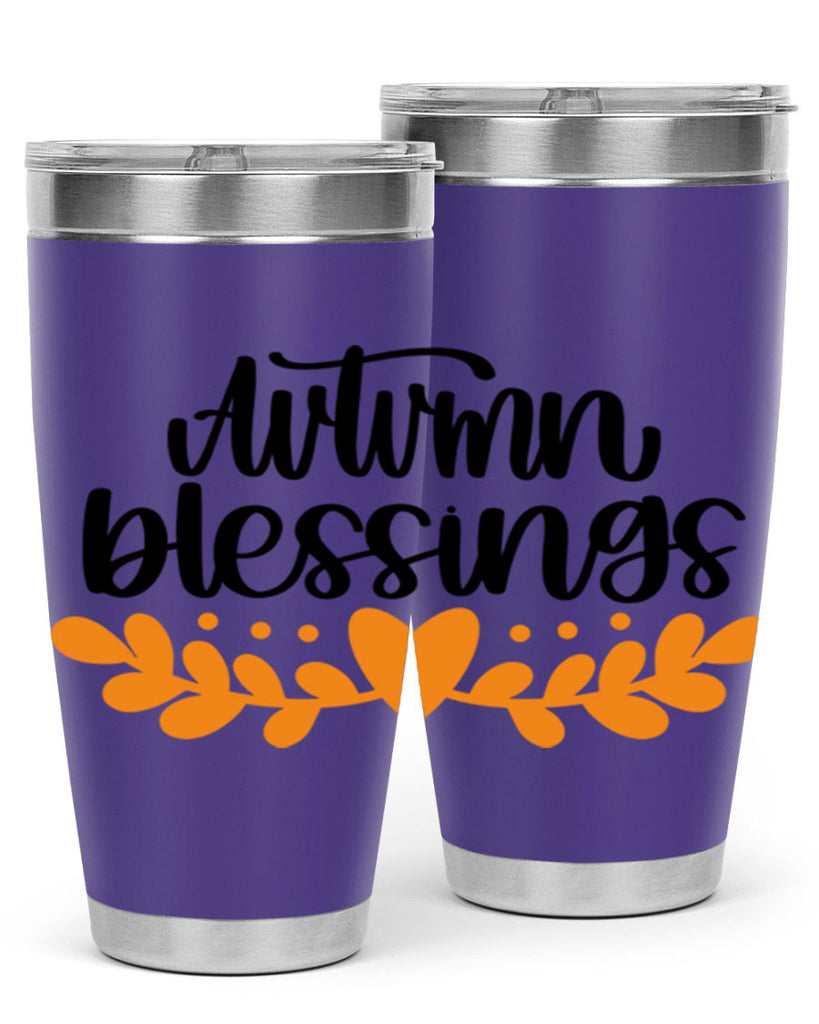 Autumn Blessings 472#- fall- Tumbler