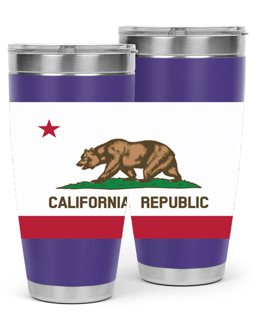 California 47#- Us Flags- Tumbler