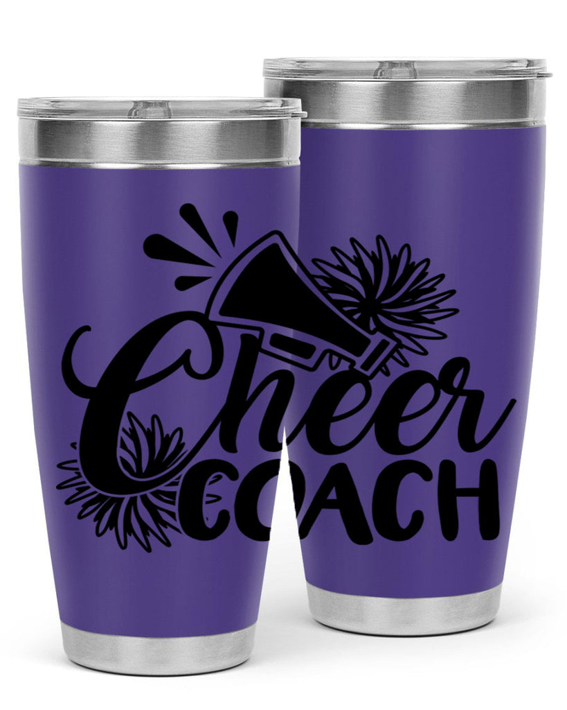 Cheer coach 1392#- cheer- Tumbler
