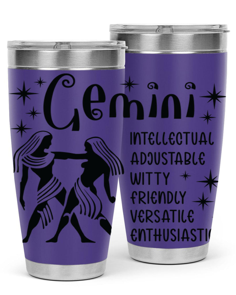Gemini 217#- zodiac- Tumbler
