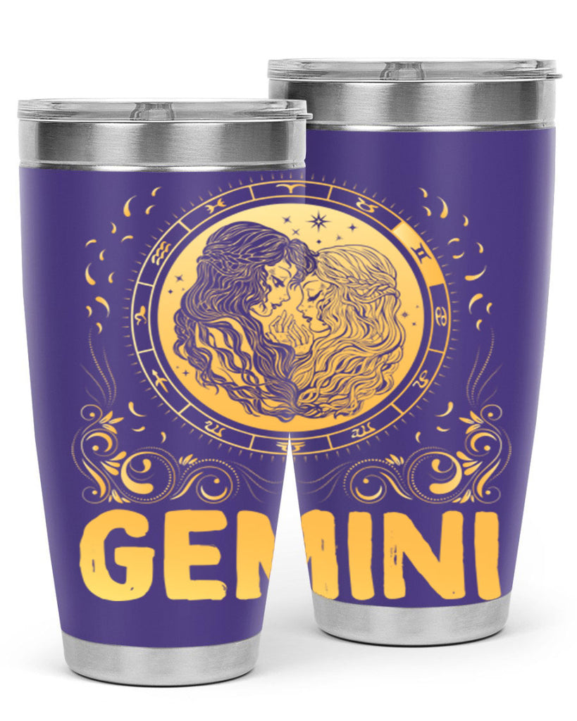 Gemini 234#- zodiac- Tumbler