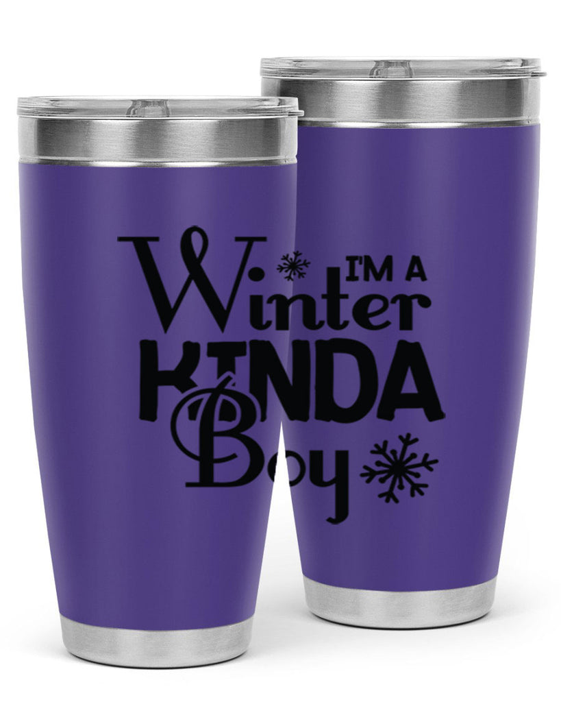 Im a Winter Kinda Boy 237#- winter- Tumbler