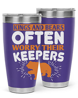 Kings and Bears often worry their Keepers 66#- Bears- Tumbler