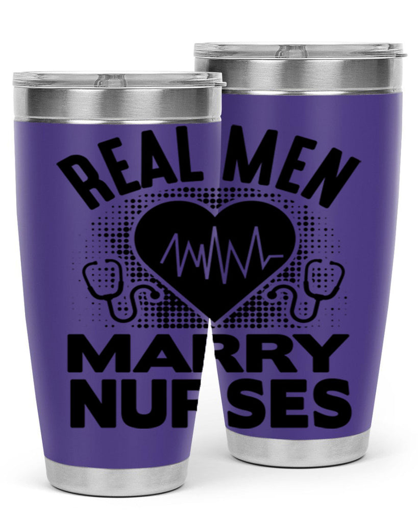 Real men Style 253#- nurse- tumbler