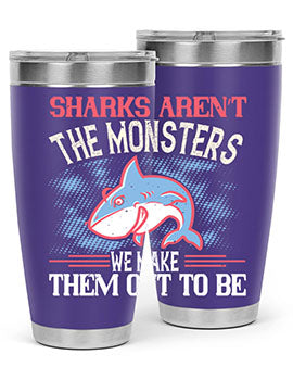 Sharks aren’t the monsters we make them out to be Style 24#- shark  fish- Tumbler