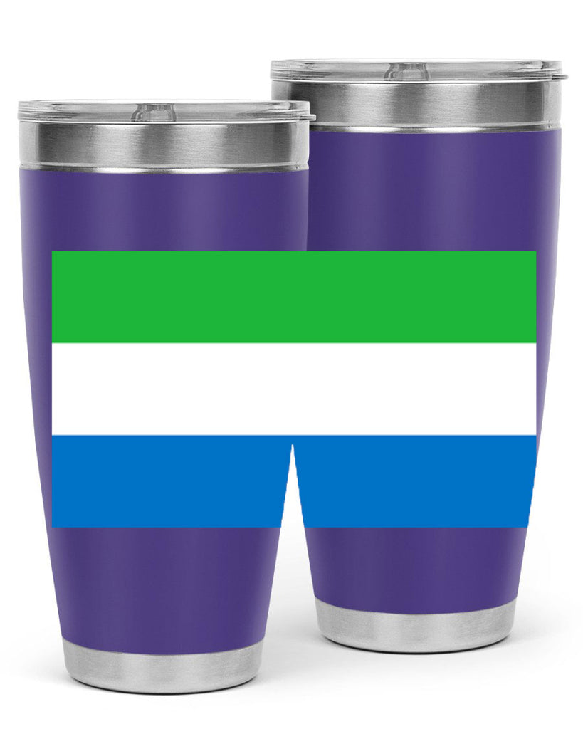 Sierra Leone 42#- world flags- Tumbler
