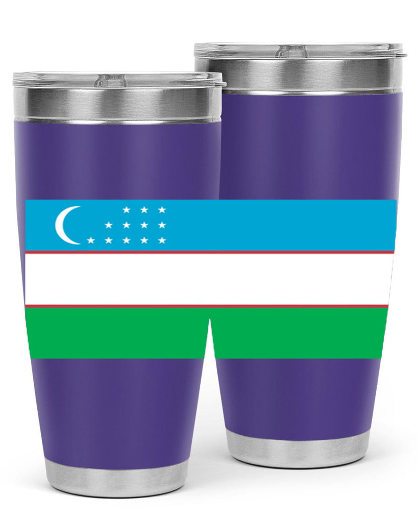 Uzbekistan 8#- world flags- Tumbler