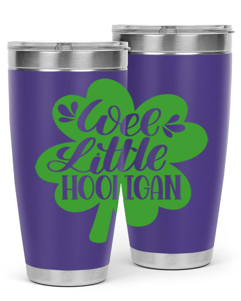Wee Little Hooligan Style 16#- St Patricks Day- Tumbler