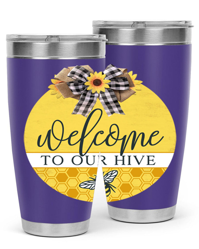 Welcome to our Hive complete yellow Mockup589#- spring- Tumbler