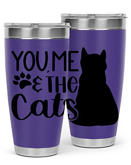 You Me The Cat Style 110#- cat- Tumbler