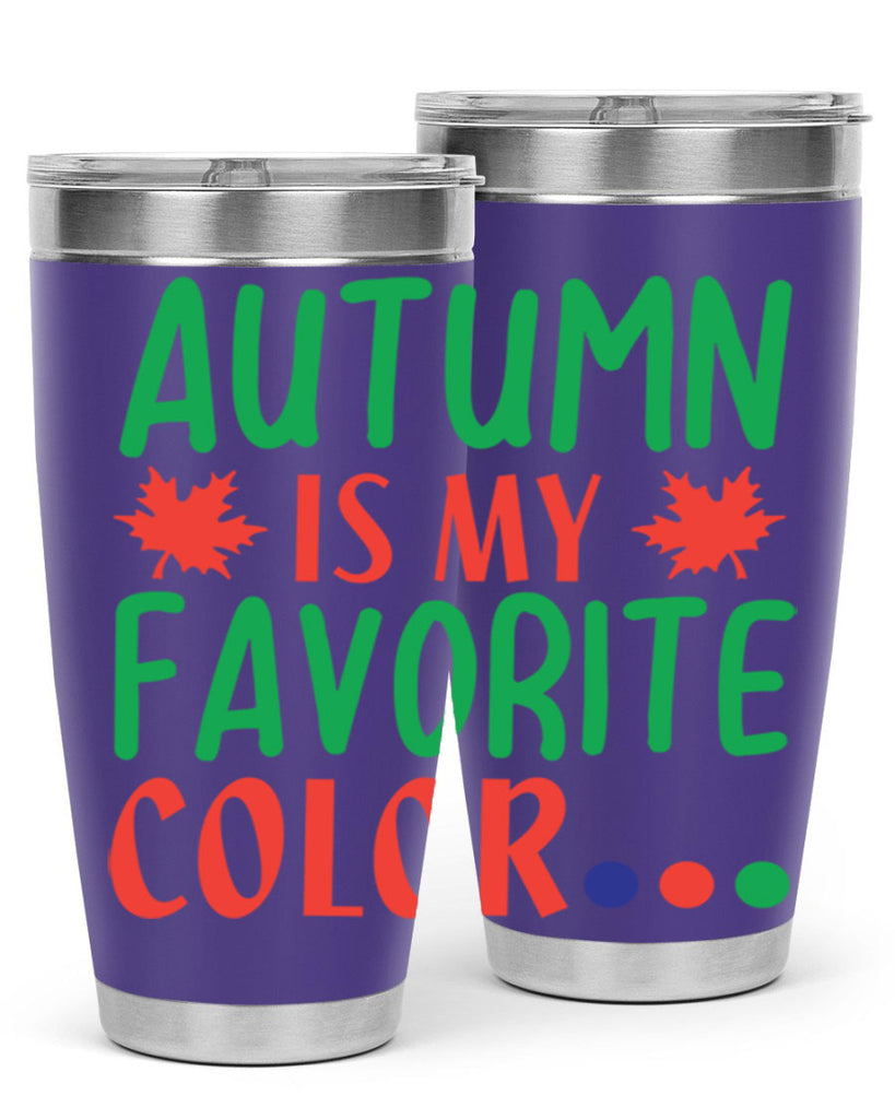 autumn is my favorite color 18#- fall- Tumbler