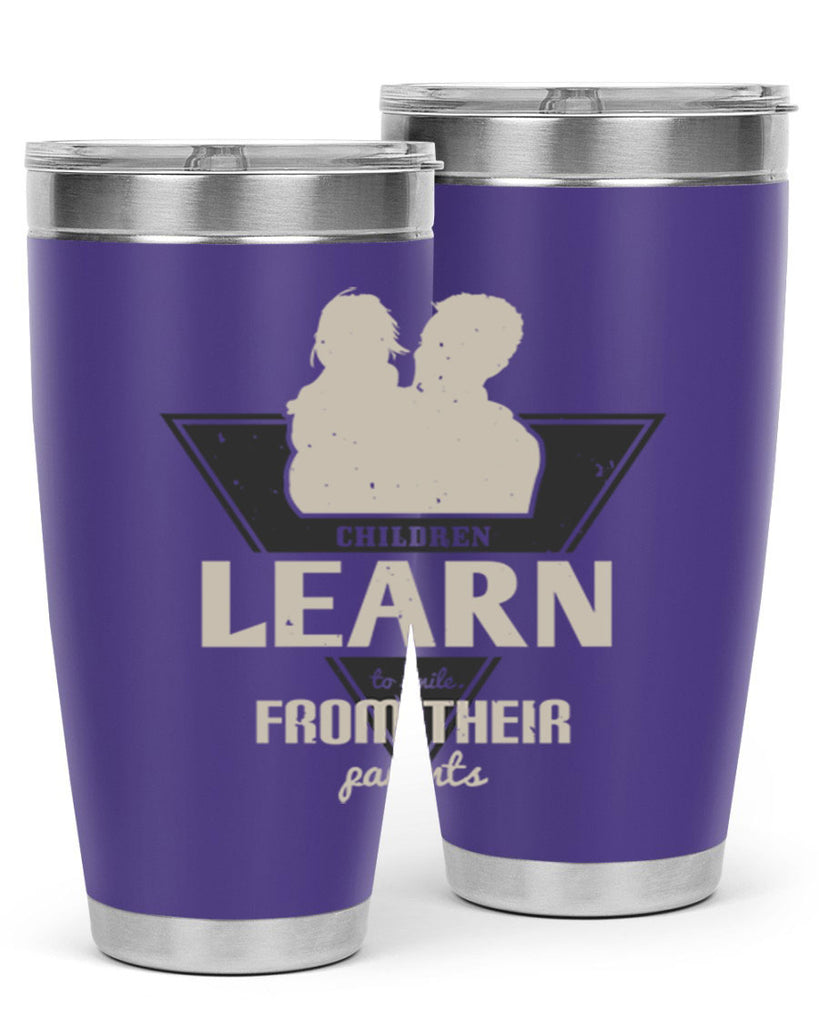 children learn to smile 250#- fathers day- Tumbler