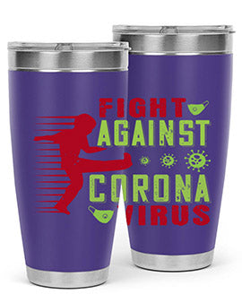 fight against corona virus Style 41#- corona virus- Tumbler
