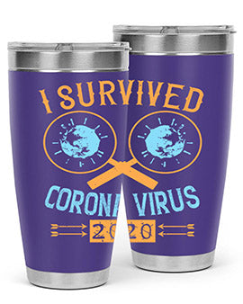 i survived corona virus Style 34#- corona virus- Tumbler