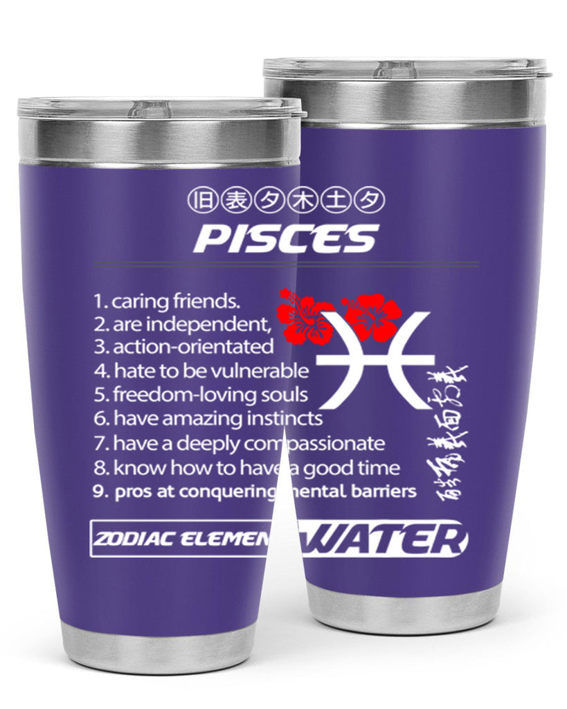 pisces 356#- zodiac- Tumbler