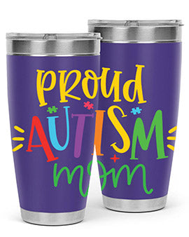 proud autism mom Style 35#- autism- Tumbler