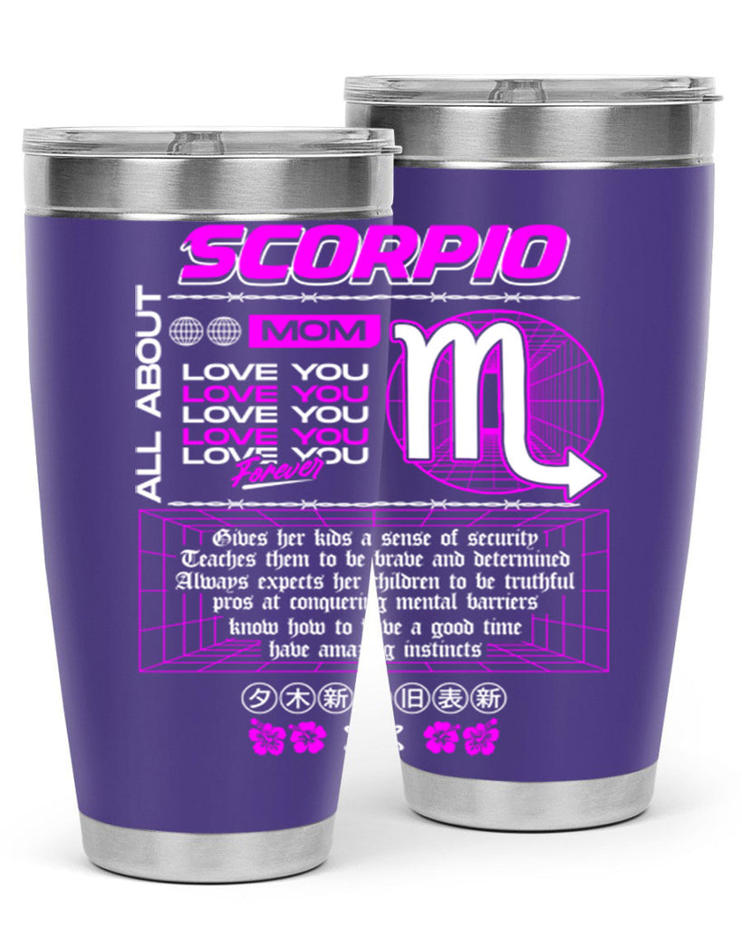 scorpio 457#- zodiac- Tumbler
