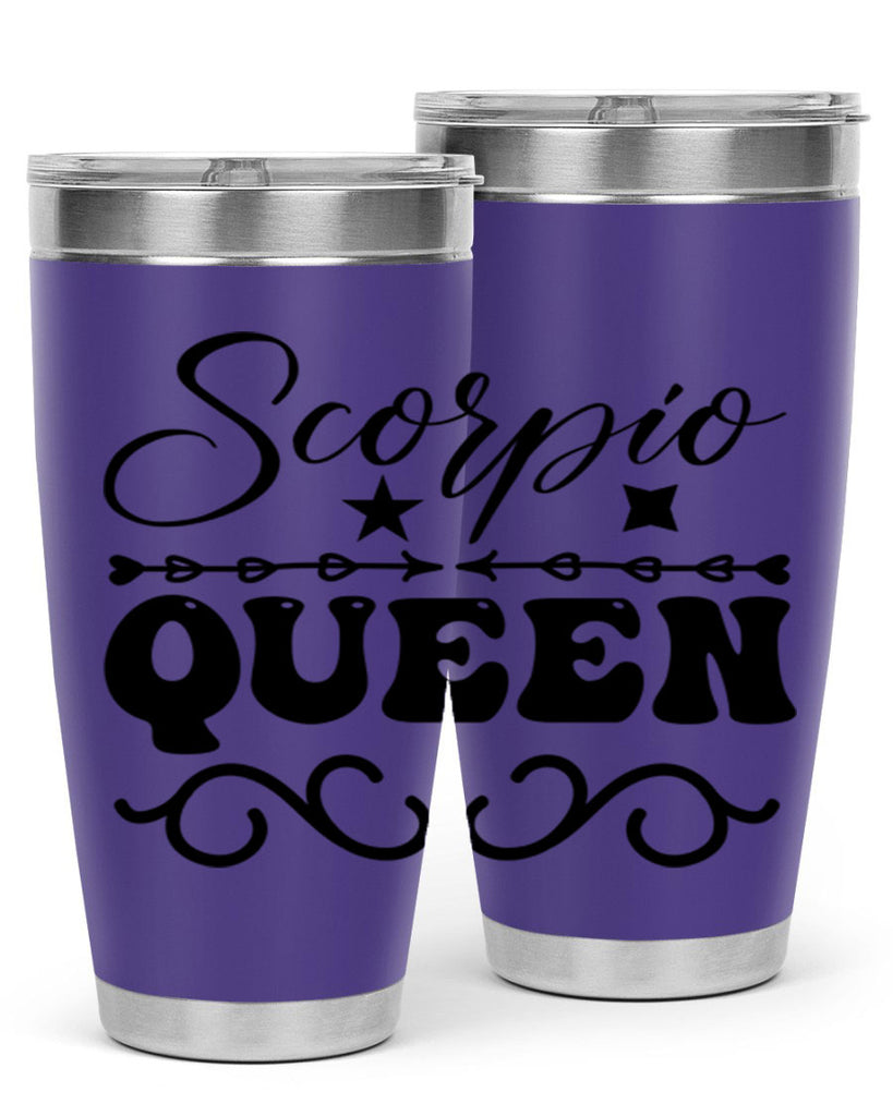 scorpio queen 447#- zodiac- Tumbler
