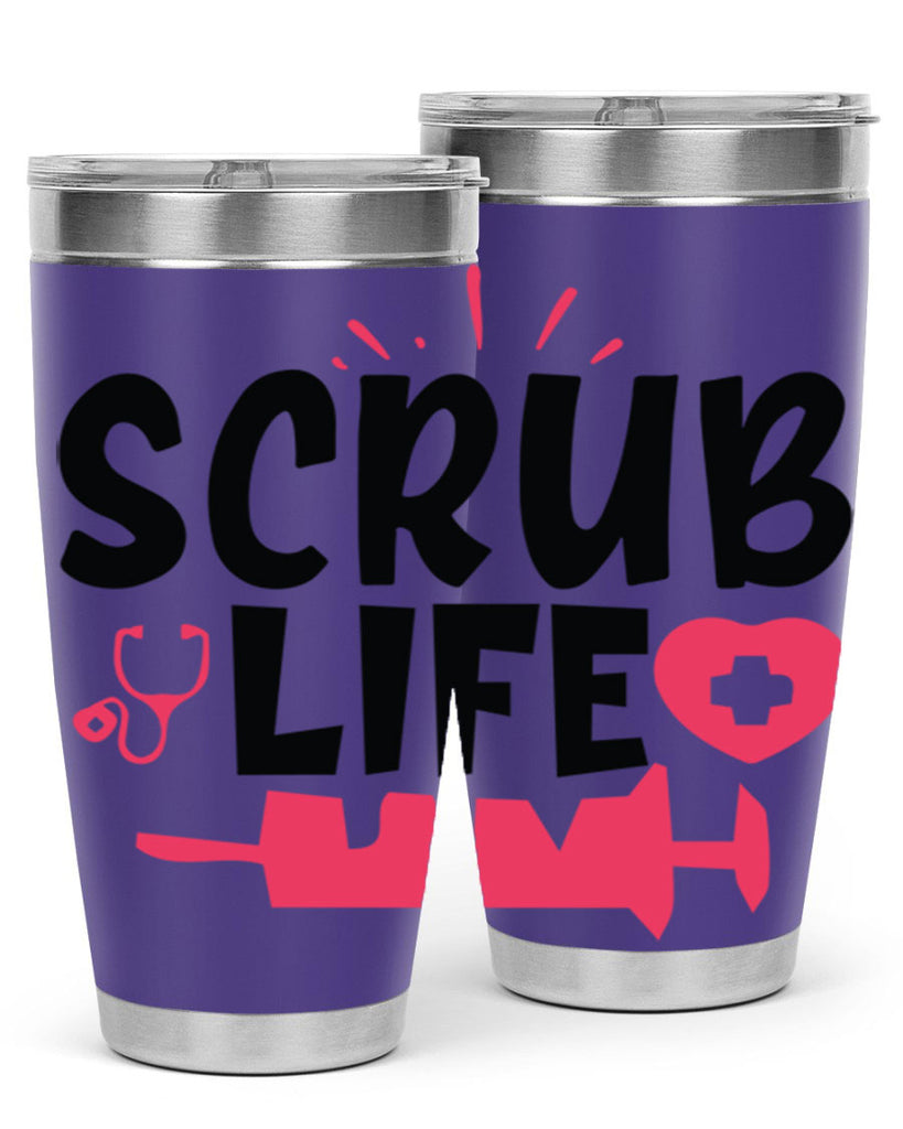 scrub life Style 352#- nurse- tumbler