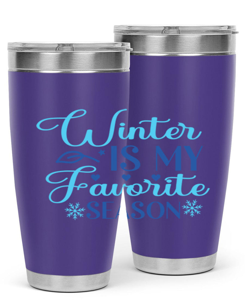winter is my favorite season 511#- winter- Tumbler