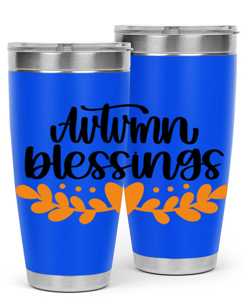 Autumn Blessings 472#- fall- Tumbler
