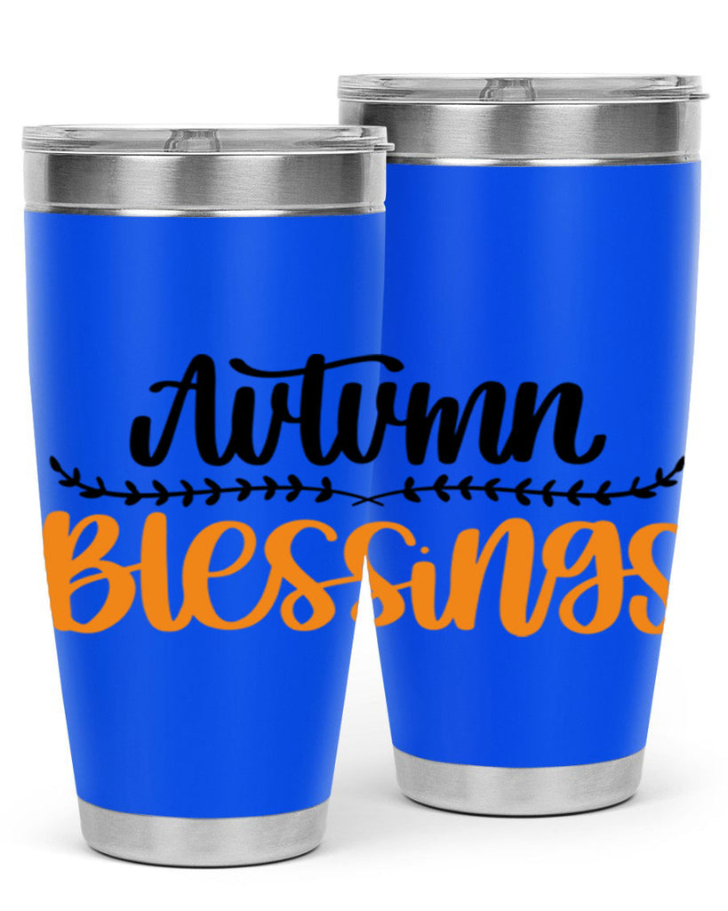 Autumn Blessings 473#- fall- Tumbler
