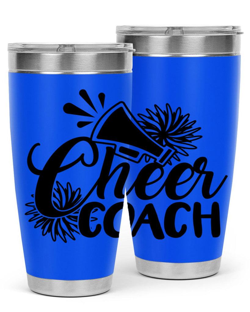 Cheer coach 1392#- cheer- Tumbler