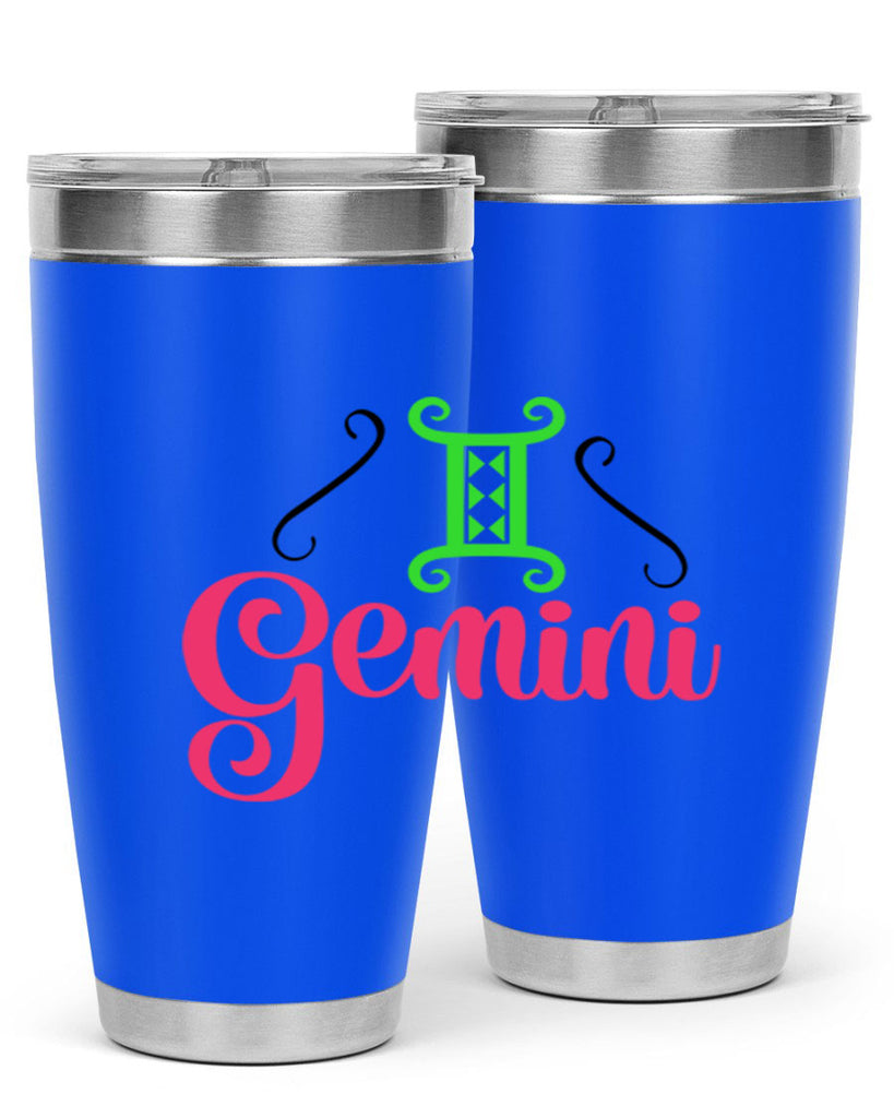 Gemini 224#- zodiac- Tumbler