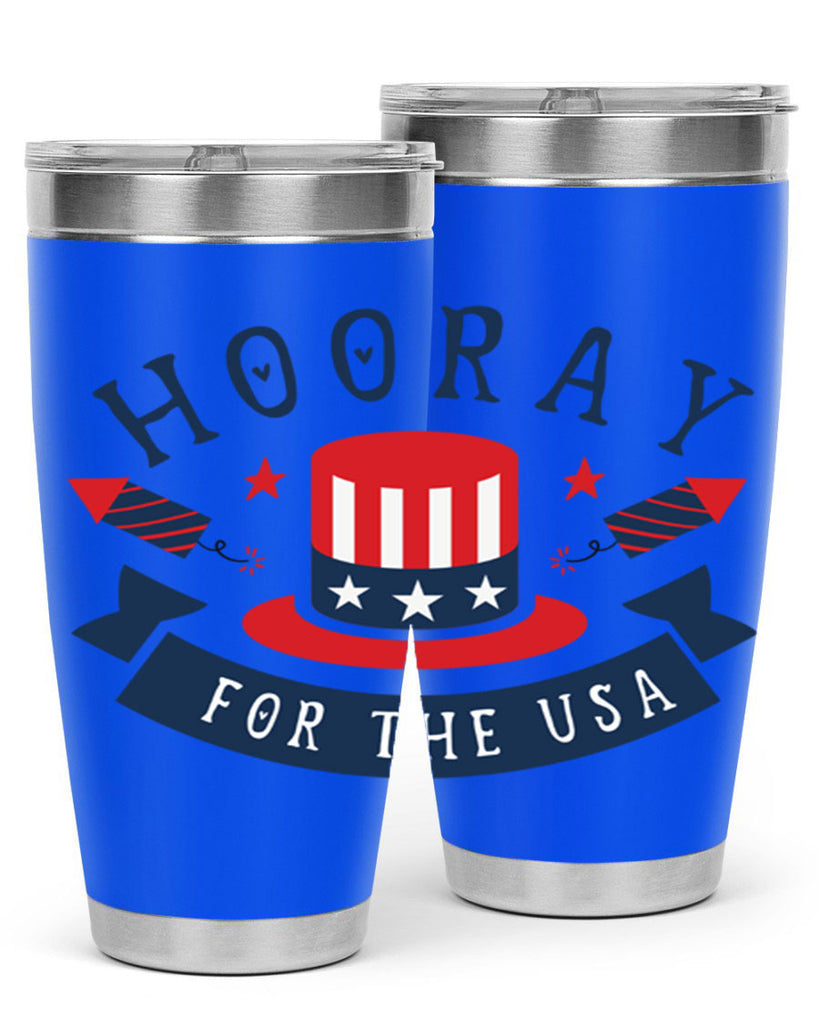 Hooray for the usa Style 42#- Fourt Of July- Tumbler