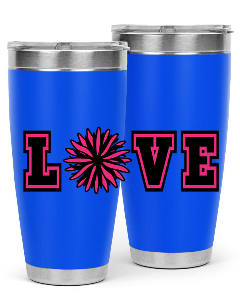 Love 694#- cheer- Tumbler