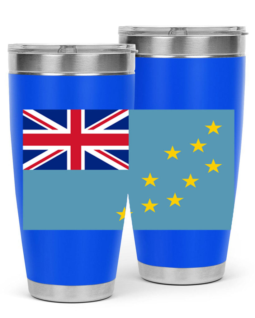 Tuvalu 15#- world flags- Tumbler