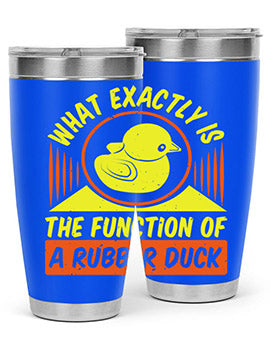 What exactly is the function of a rubber duck Style 10#- duck- Tumbler