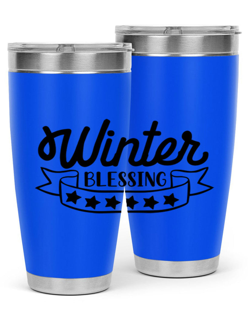 Winter Blessing 485#- winter- Tumbler