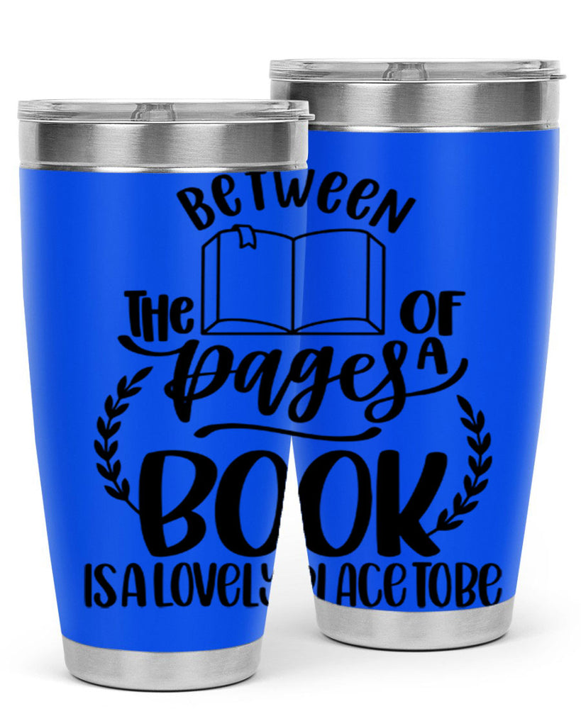 between the pages of a book 52#- reading- Tumbler